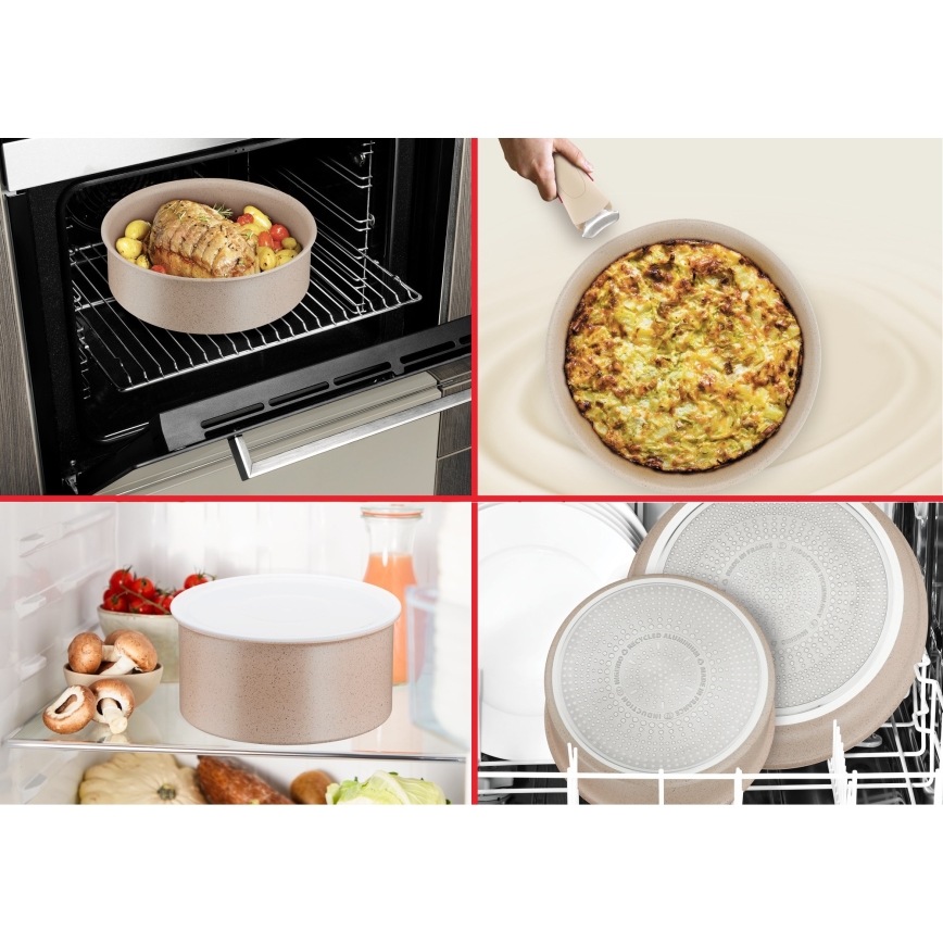 Tefal - Σετ μαγειρικών σκευών 6 τεμαχίων INGENIO DELIGHT
