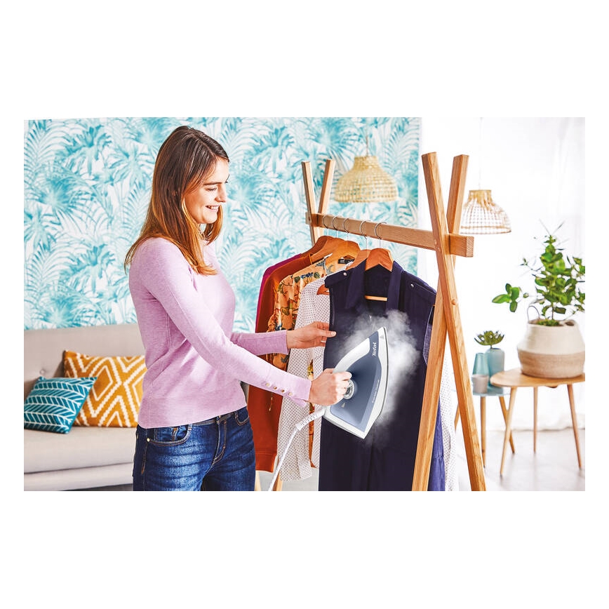 Tefal - Σύστημα σιδερώματος ατμού EXPRESS OPTIMAL 2200W/230V μπλε