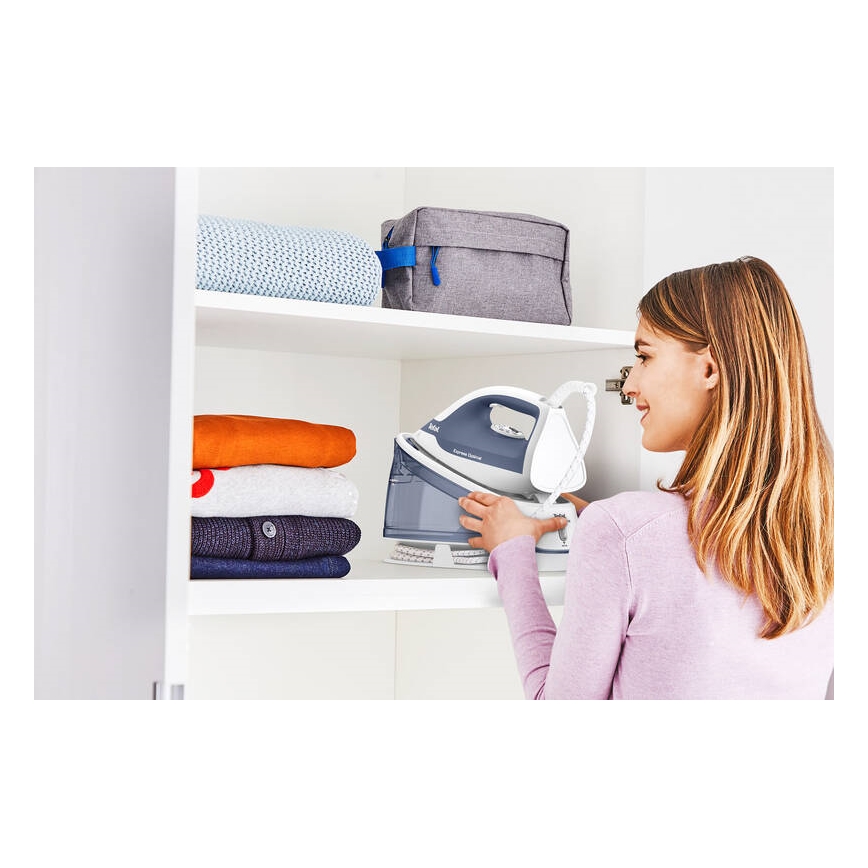 Tefal - Σύστημα σιδερώματος ατμού EXPRESS OPTIMAL 2200W/230V μπλε