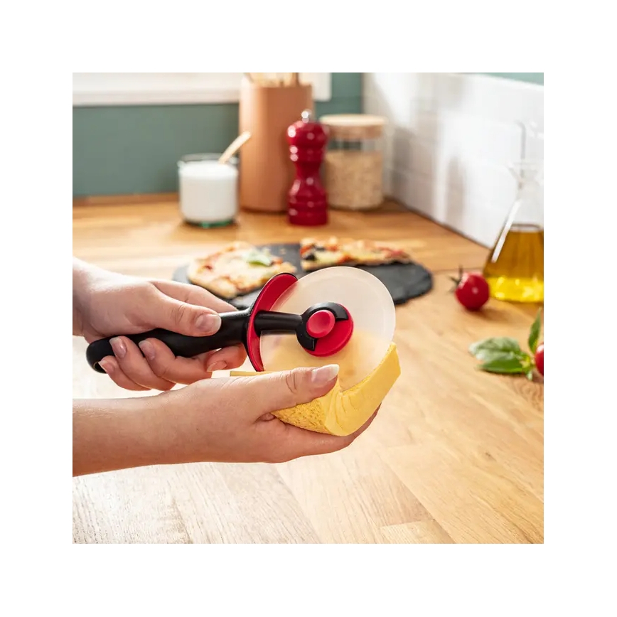 Tefal - Pizza cutter INGENIO ανοξείδωτο ατσάλι/μαύρο