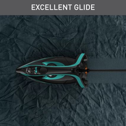 Tefal - Σίδερο ατμού PUREGLISS 3000W/230V τιρκουάζ/μαύρο