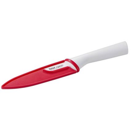 Tefal - Πολλαπλής χρήσης κεραμικό μαχαίρι INGENIO 13 εκ. λευκό/κόκκινο