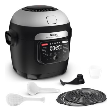 Tefal - Πολυλειτουργική κατσαρόλα και αεροφριτέζα 2-σε-1 MULTICOOK ACTIFRY 1334W/230V 6 l