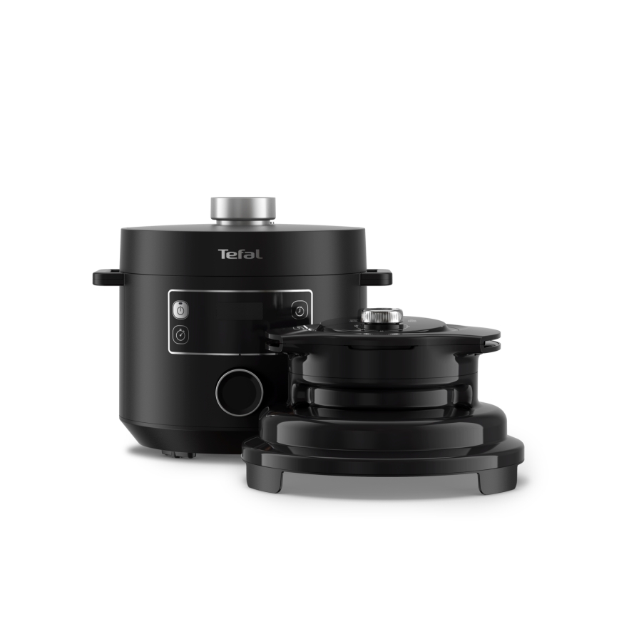 Tefal - Πολυλειτουργική ηλεκτρική χύτρα ταχύτητας 7,6 l 1200W/230V μαύρη
