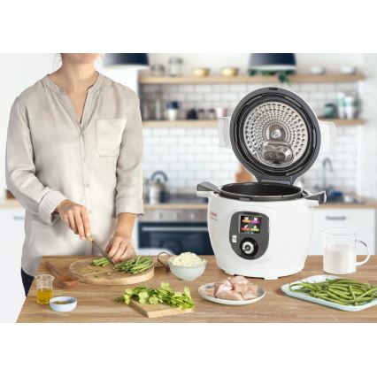 Tefal - Πολυλειτουργικός ηλεκτρικός πολυμάγειρας 6 l 1600W/230V λευκός
