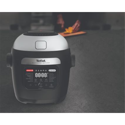 Tefal - Πολυλειτουργική κατσαρόλα και αεροφριτέζα 2-σε-1 MULTICOOK ACTIFRY 1334W/230V 6 l