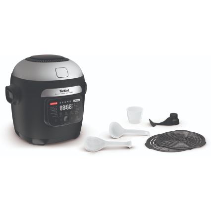 Tefal - Πολυλειτουργική κατσαρόλα και αεροφριτέζα 2-σε-1 MULTICOOK ACTIFRY 1334W/230V 6 l
