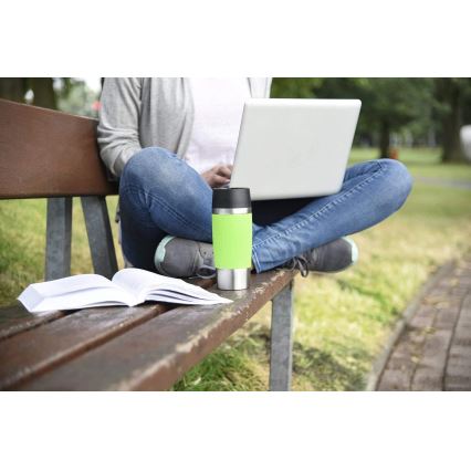 Tefal - Ποτήρι ταξιδιού 360 ml TRAVEL MUG ανοξείδωτο/πράσινο