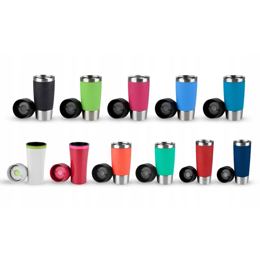 Tefal - Ποτήρι ταξιδιού 360 ml TRAVEL MUG ανοξείδωτο/πράσινο