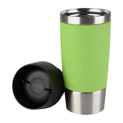 Tefal - Ποτήρι ταξιδιού 360 ml TRAVEL MUG ανοξείδωτο/πράσινο