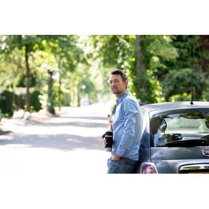 Tefal - Κούπα ταξιδιού 360 ml TRAVEL MUG ανοξείδωτο/μαύρο