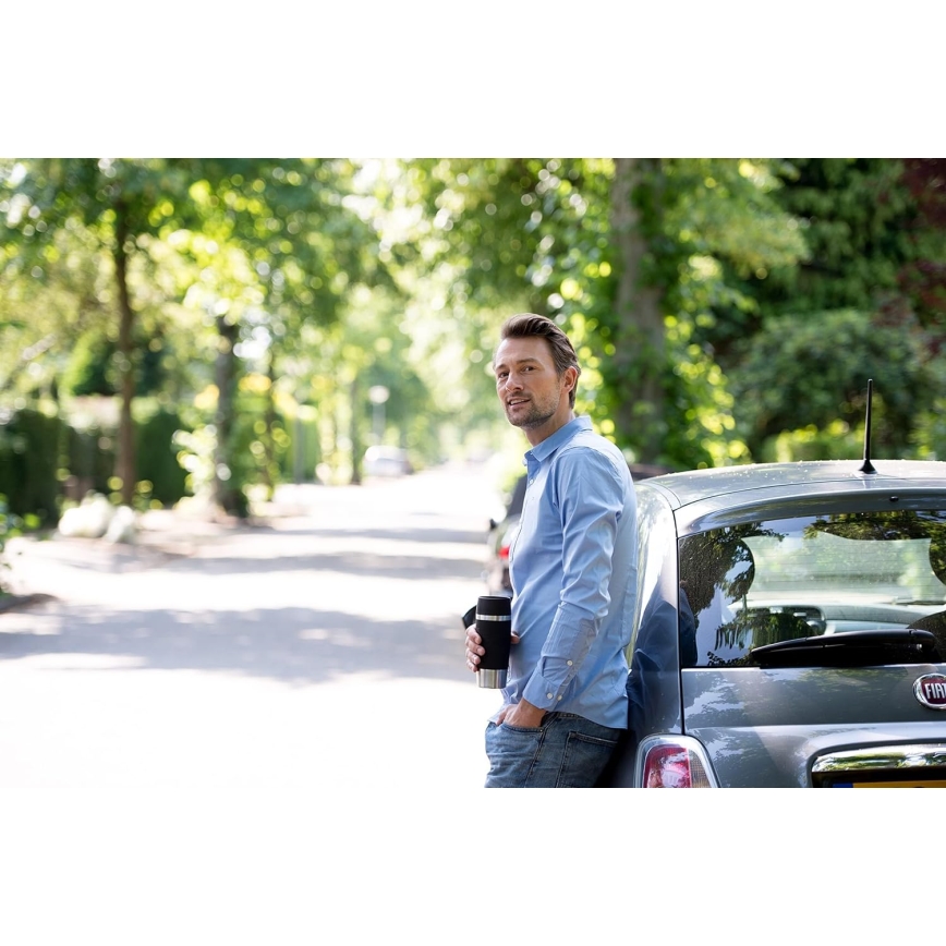 Tefal - Κούπα ταξιδιού 360 ml TRAVEL MUG ανοξείδωτο/μαύρο