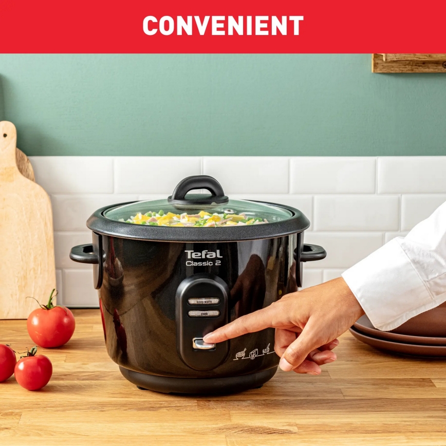 Tefal - Rice cooker CLASSIC 500W/230V 3 l μαύρο
