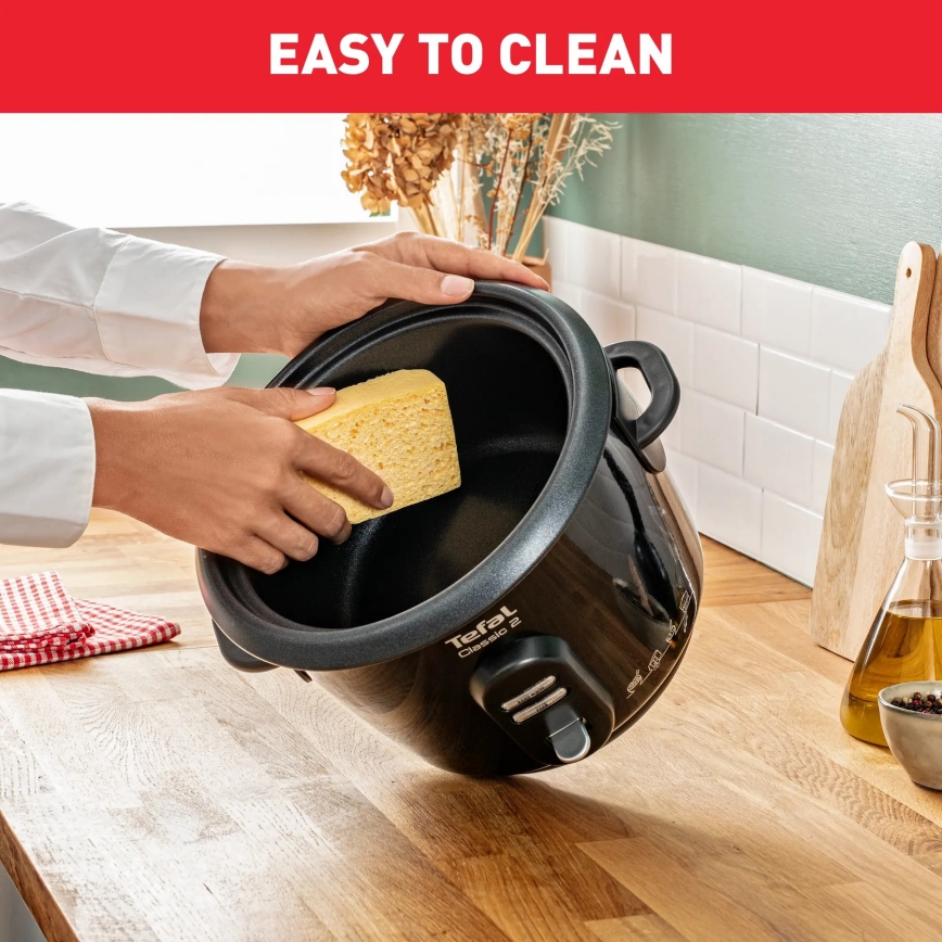 Tefal - Rice cooker CLASSIC 500W/230V 3 l μαύρο