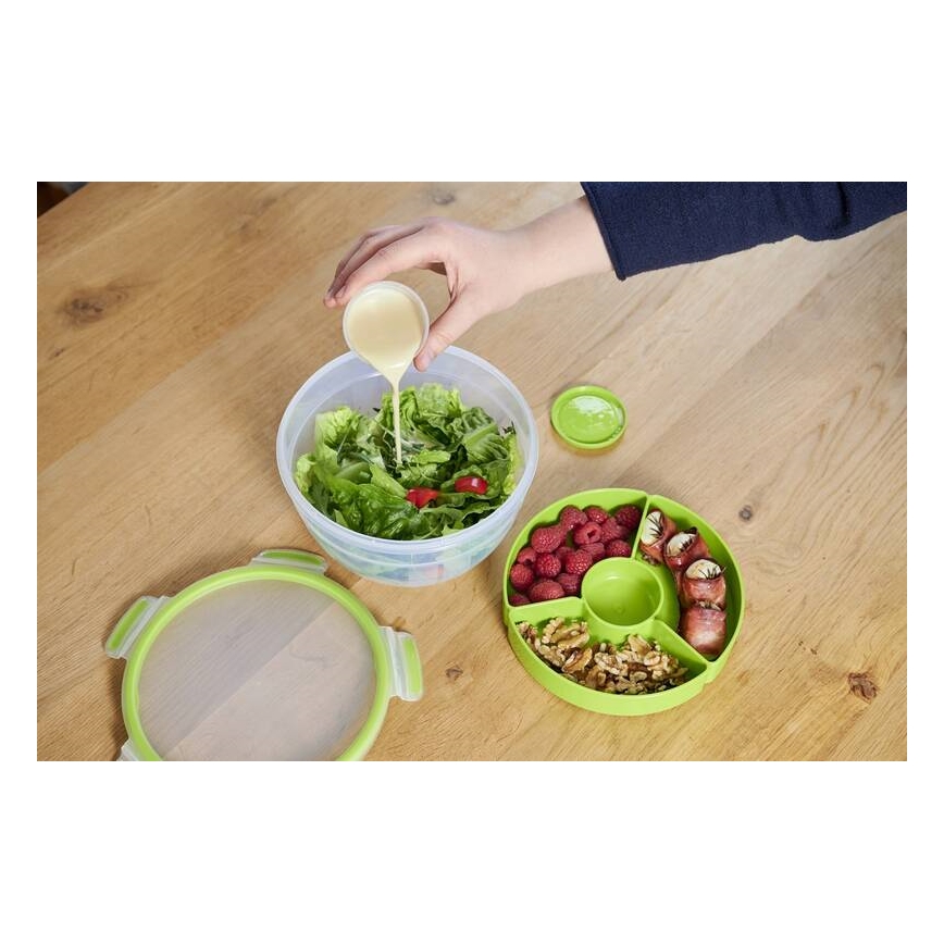 Tefal - Salad container 2,6 l MASTER SEAL TO GO πράσινο