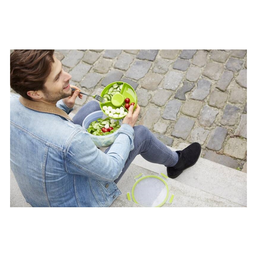 Tefal - Salad container 2,6 l MASTER SEAL TO GO πράσινο