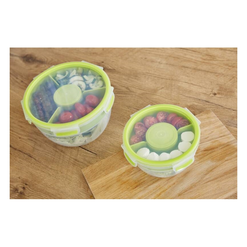 Tefal - Salad container 2,6 l MASTER SEAL TO GO πράσινο