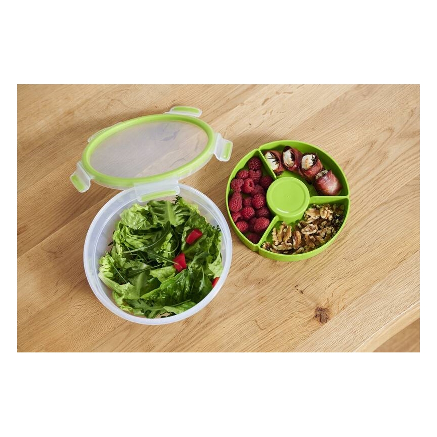 Tefal - Salad container 2,6 l MASTER SEAL TO GO πράσινο