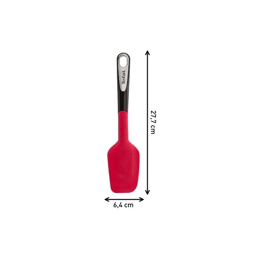 Tefal - Silicone κουτάλι INGENIO μαύρο/κόκκινο