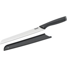 Tefal - Stainless steel bread knife COMFORT 20 cm χρώμιο/μαύρο