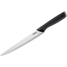 Tefal - Stainless steel carving knife COMFORT 20 cm χρώμιο/μαύρο