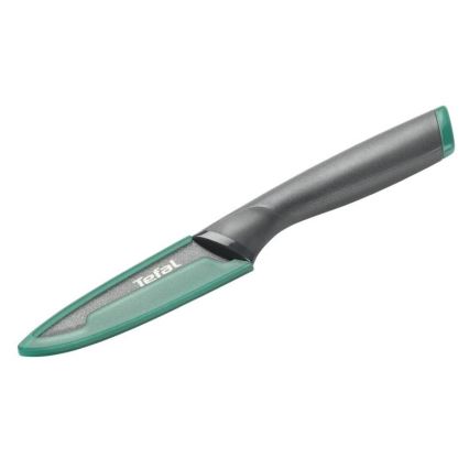 Tefal - Stainless steel carving knife FRESH KITCHEN 9 cm γκρι/πράσινο
