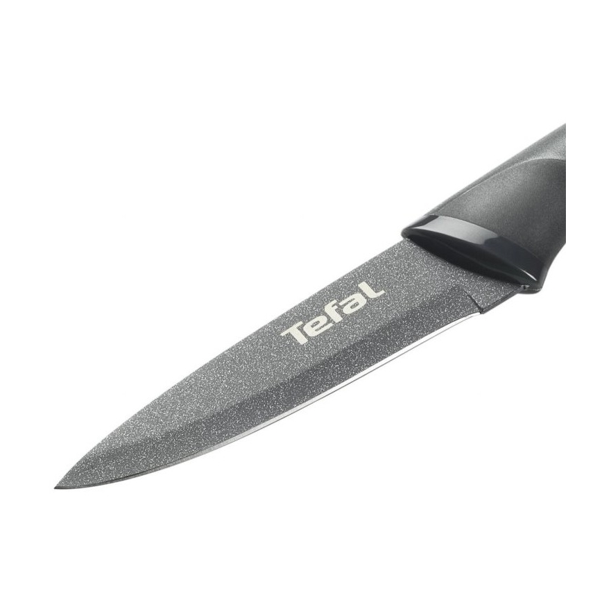 Tefal - Stainless steel carving knife FRESH KITCHEN 9 cm γκρι/πράσινο