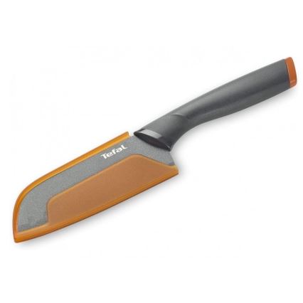 Tefal - Stainless steel knife santoku FRESH KITCHEN 12 cm γκρι/πορτοκάλι