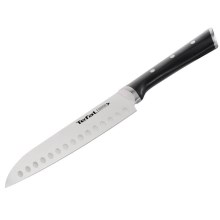 Tefal - Stainless steel knife santoku ICE FORCE 18 cm χρώμιο/μαύρο