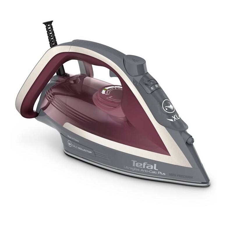 Tefal - Steam iron ULTRAGLISS PLUS 2800W/230V burgundy/γκρι