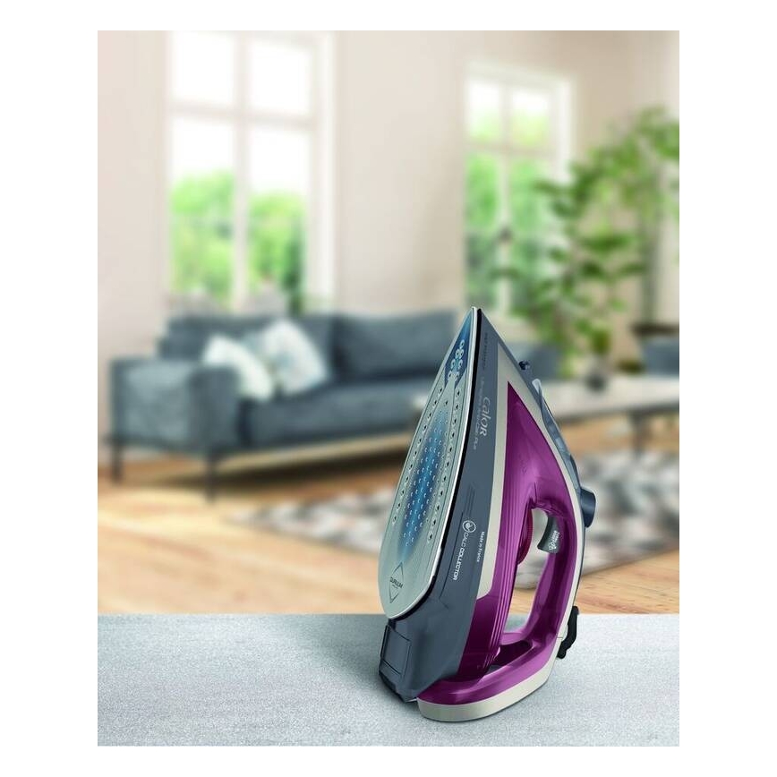 Tefal - Steam iron ULTRAGLISS PLUS 2800W/230V burgundy/γκρι