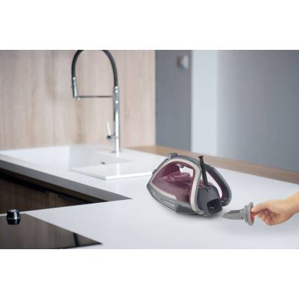 Tefal - Steam iron ULTRAGLISS PLUS 2800W/230V burgundy/γκρι