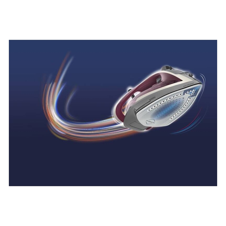 Tefal - Steam iron ULTRAGLISS PLUS 2800W/230V burgundy/γκρι