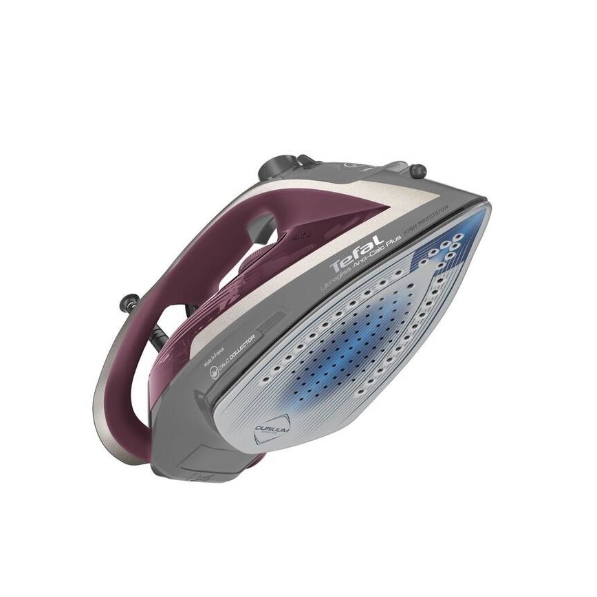 Tefal - Steam iron ULTRAGLISS PLUS 2800W/230V burgundy/γκρι