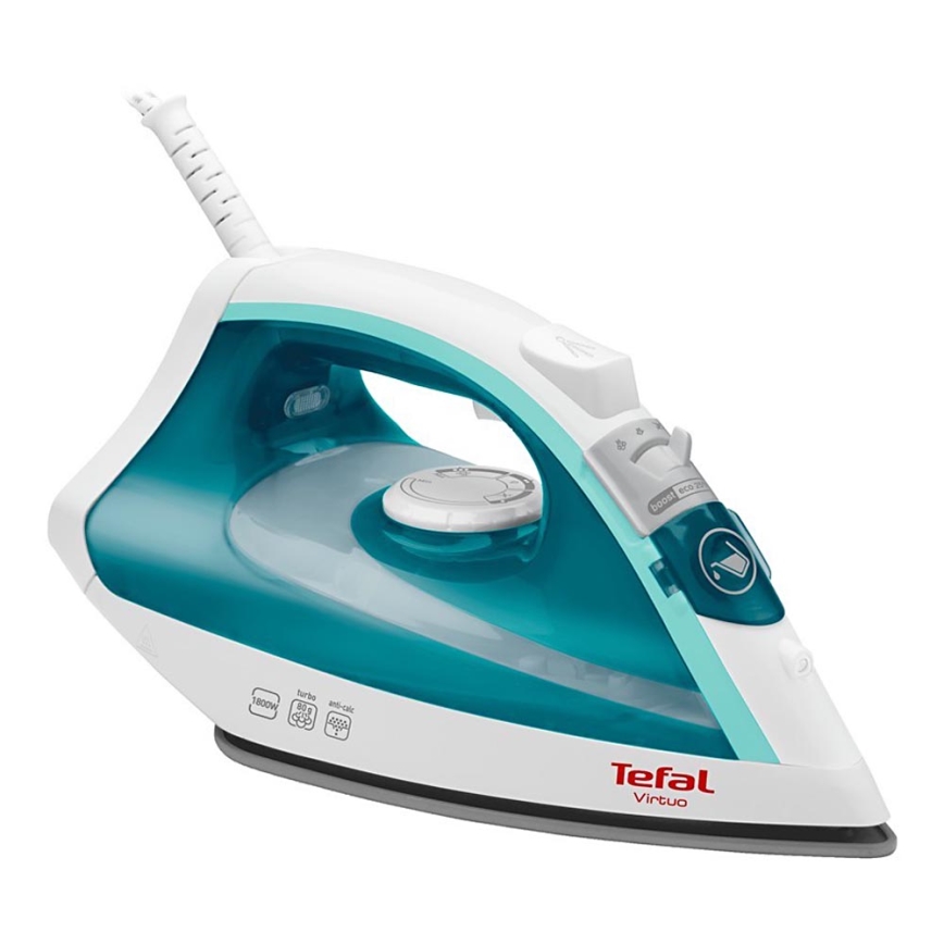 Tefal - Steam iron VIRTUO 1800W/230V τουρκουάζ