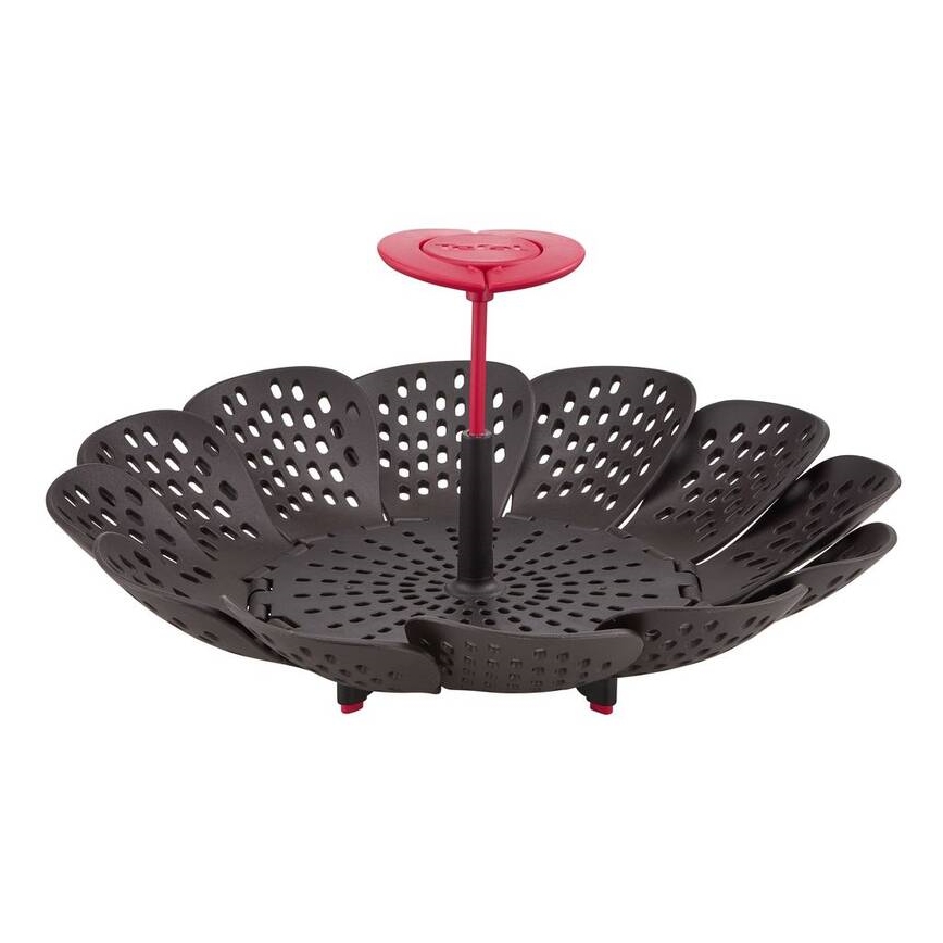Tefal - Steaming basket INGENIO μαύρο/κόκκινο