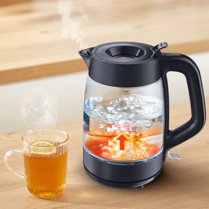 Tefal - Ταχυβραστήρας MORNING GLASS 1,7 l 2000W/230V