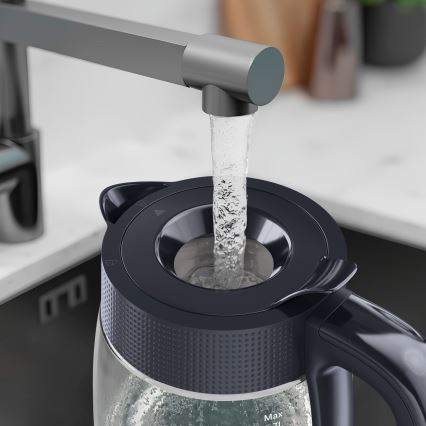 Tefal - Ταχυβραστήρας MORNING GLASS 1,7 l 2000W/230V