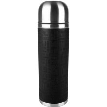 Tefal - Thermos με ένα mug 1 l SENATOR ανοξείδωτο ατσάλι/μαύρο