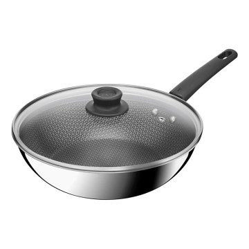 Tefal - Τηγάνι WOK POWER με καπάκι 28 εκ.