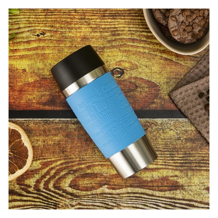 Tefal - Travel mug 360 ml TRAVEL MUG ανοξείδωτο ατσάλι/γαλάζιο