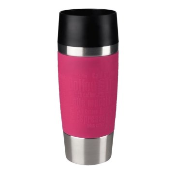 Tefal - Travel mug 360 ml TRAVEL MUG ανοξείδωτο ατσάλι/ροζ