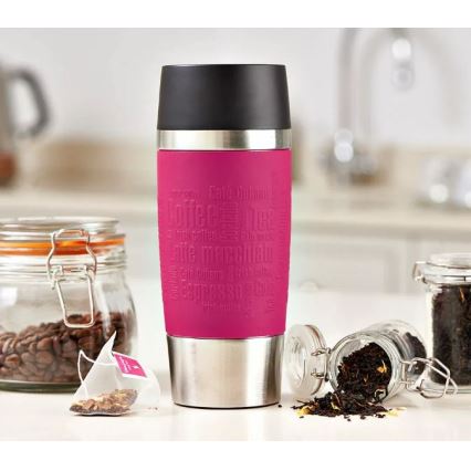 Tefal - Travel mug 360 ml TRAVEL MUG ανοξείδωτο ατσάλι/ροζ