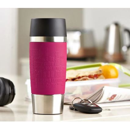 Tefal - Travel mug 360 ml TRAVEL MUG ανοξείδωτο ατσάλι/ροζ