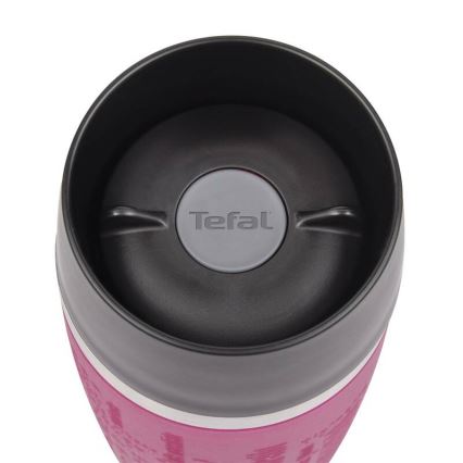 Tefal - Travel mug 360 ml TRAVEL MUG ανοξείδωτο ατσάλι/ροζ