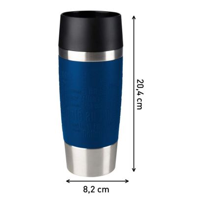 Tefal - Travel mug 360 ml TRAVEL MUG ανοξείδωτο ατσάλι/σκούρο μπλε