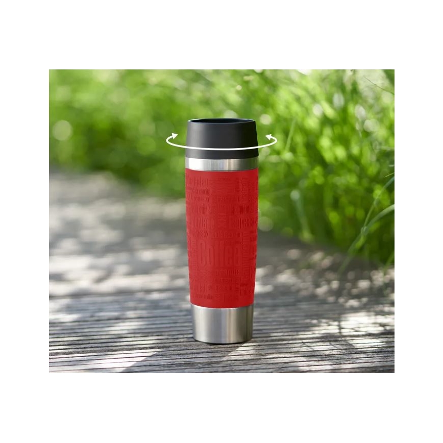 Tefal - Travel mug 500 ml TRAVEL MUG ανοξείδωτο ατσάλι/κόκκινο