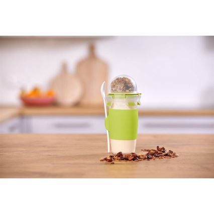 Tefal - Yogurt jar με ένα κουτάλι 0,45 l MASTER SEAL TO GO πράσινο