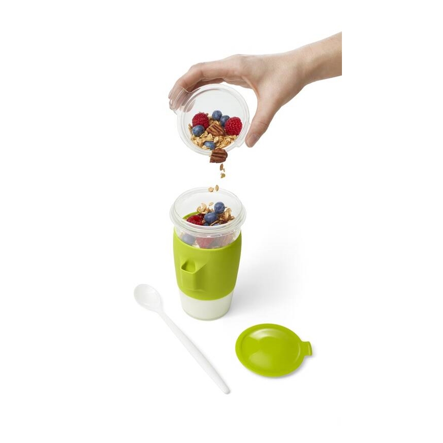 Tefal - Yogurt jar με ένα κουτάλι 0,45 l MASTER SEAL TO GO πράσινο
