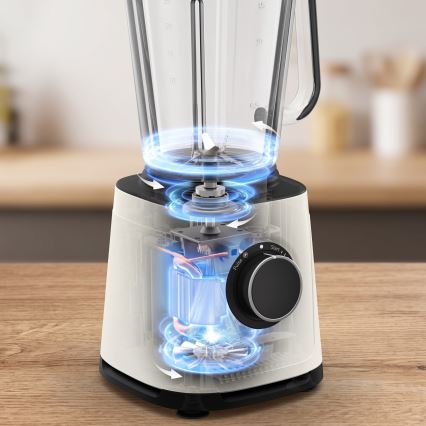 Tefal - Επιτραπέζιο μπλέντερ 2 l PERFECTMIX ESSENTIAL 1200W/230V λευκό